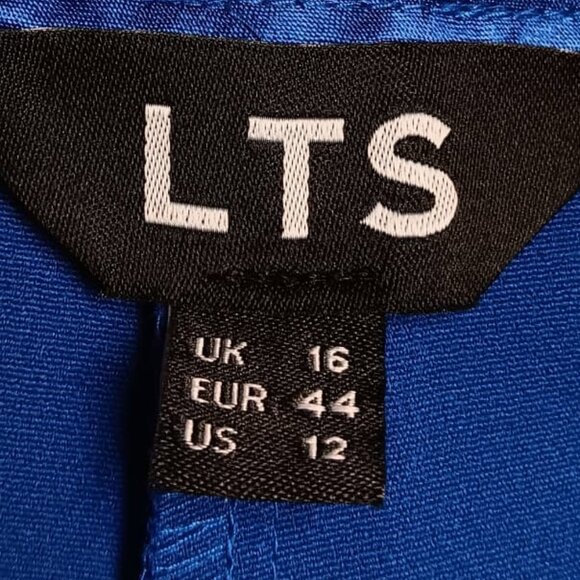 LTS Blue knit trousers with pockets SIZE US 12 - Picture 3 of 8